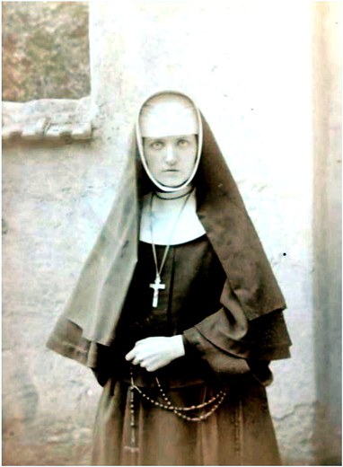 Sœur Marie Élisabeth Fritsch. Portrait ancien reproduit dans les documents du projet.