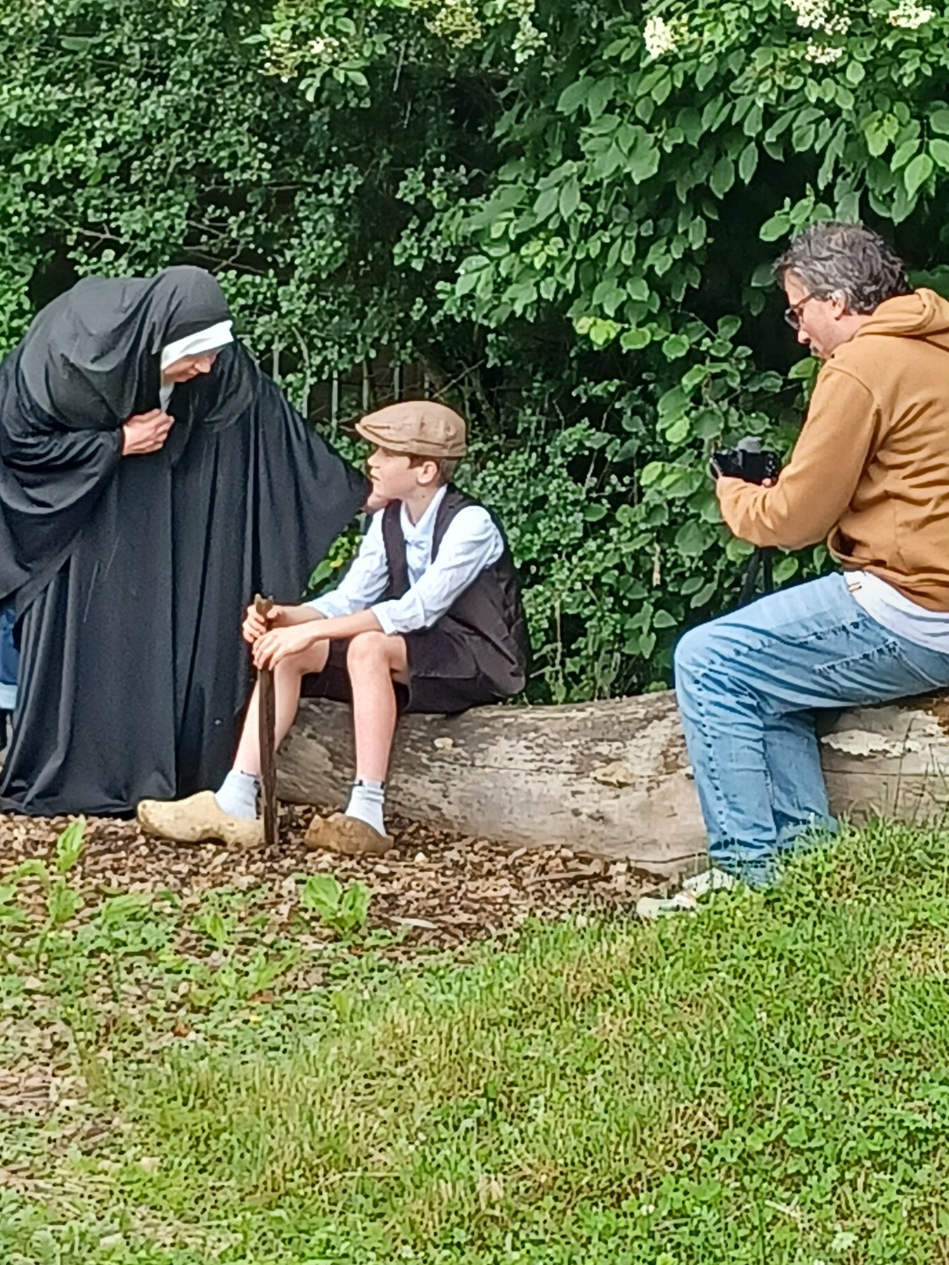 Tournage avec Sœur Fritsch